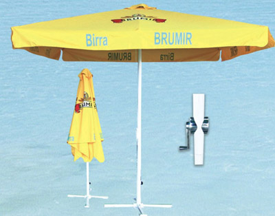 3X3M steel umbrella