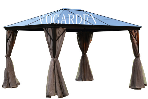 aluminum hardtop permanent gazebo