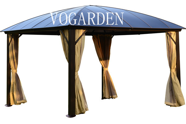 aluminum hardtop permanent gazebo