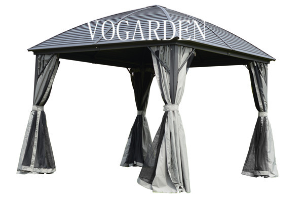 aluminum hardtop permanent gazebo