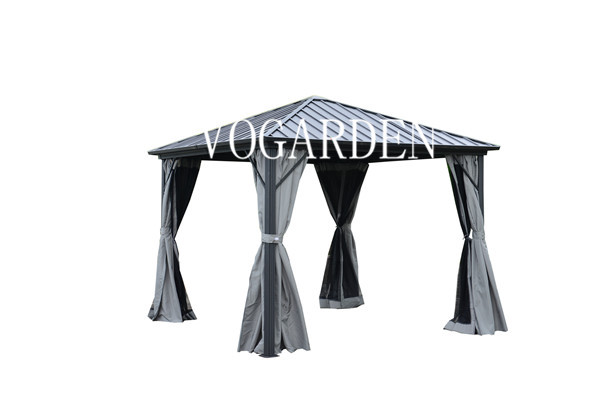 aluminum hardtop permanent gazebo