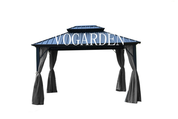aluminum hardtop permanent gazebo